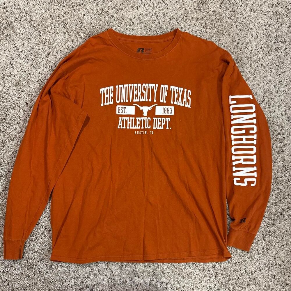 Russell-athletic Men's Orange T-shirt